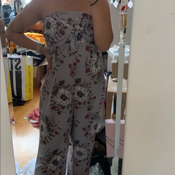 NWT Madewell tie front floral jumpsuit size 6 - Picture 4 of 6